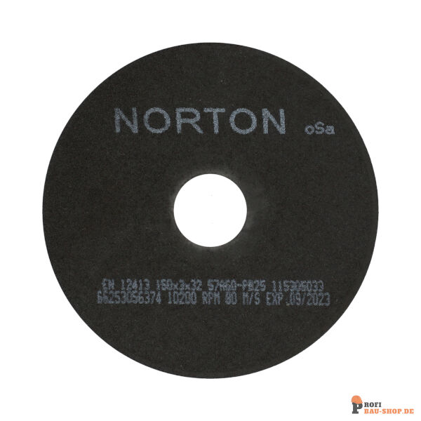 nortonschleifmittel/NORTON_schleifmittel_66253056374 Flat cutting off wheel Non-Reinforced Cut-Off-Norton NRCO-150x3x32-57A60PB25_171742